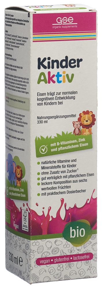 Image of GSE Kinder Aktiv Complex liq Bio Fl 330 ml