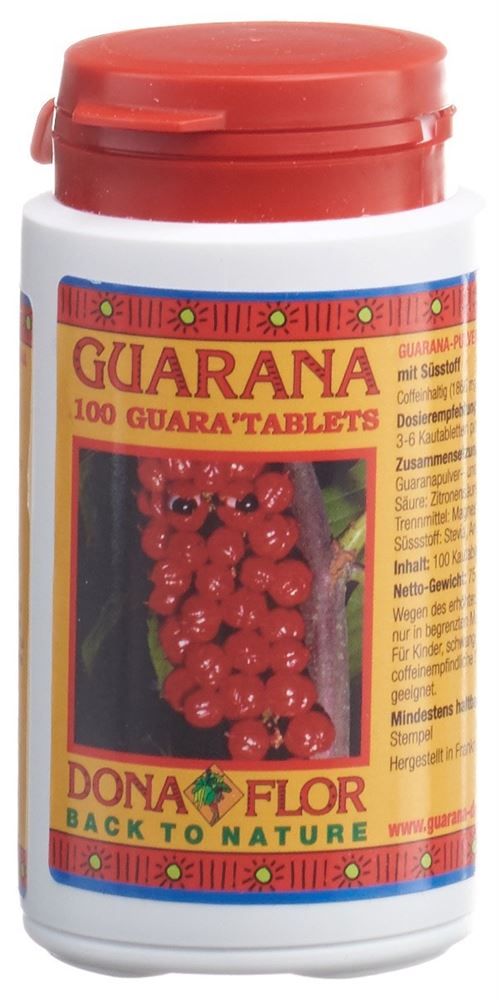 Guarana Dona Flor Kautabl 100 Stk