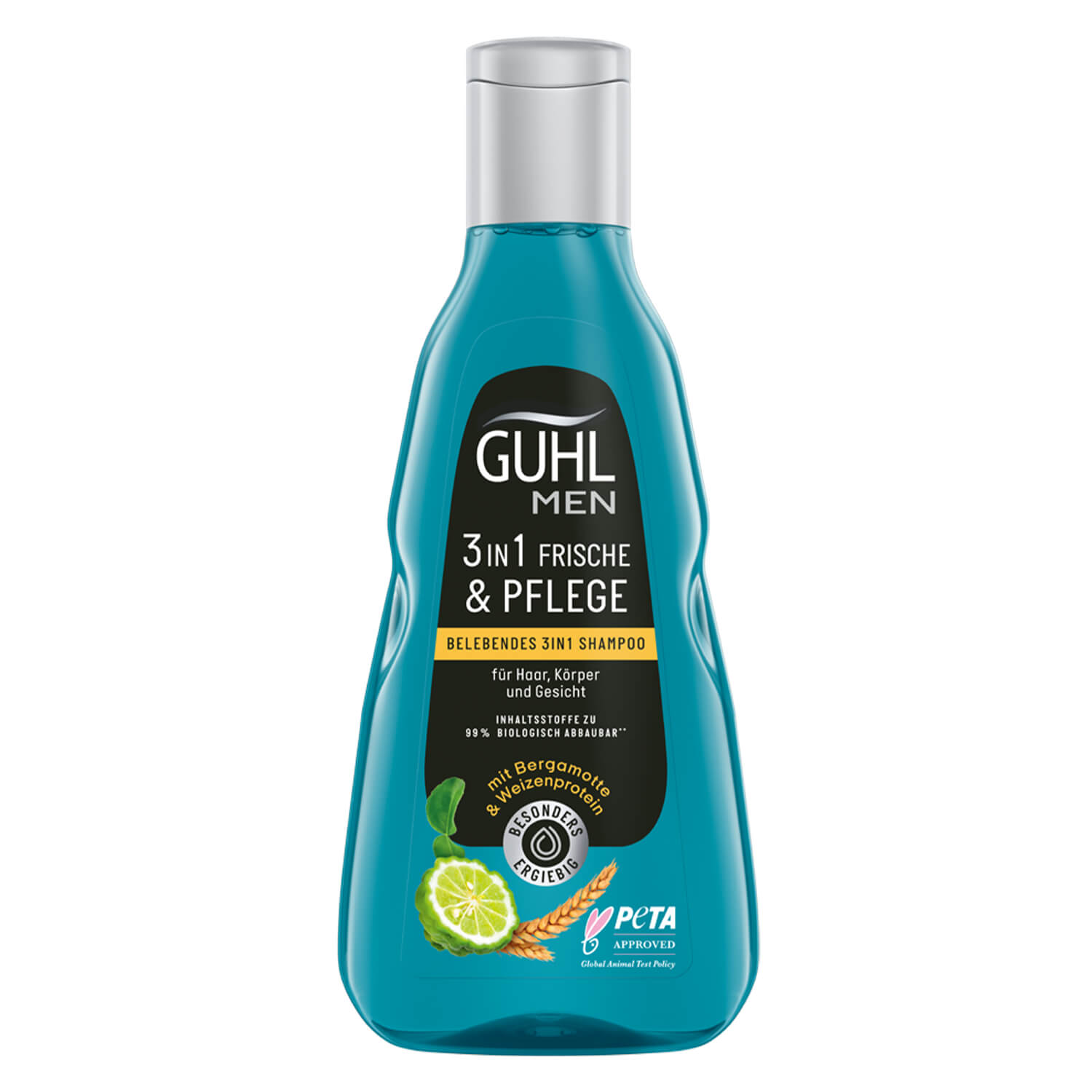 Image of Guhl Men 3in1 Shampoo Frische & Pflege Fl 250 ml