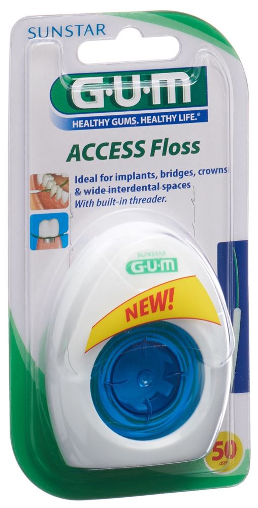 Image of GUM Access Floss Zahnseide 50 Stk