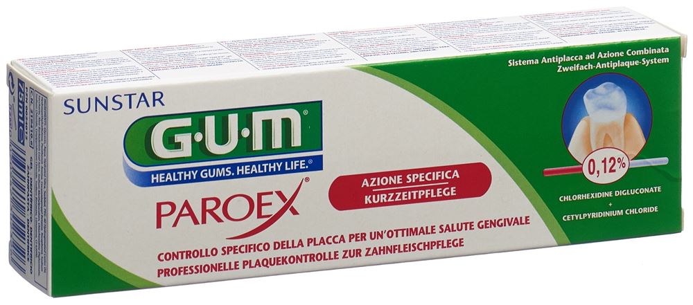 Image of GUM Paroex Zahnpasta 0.12 % Chlorhexidin 75 ml