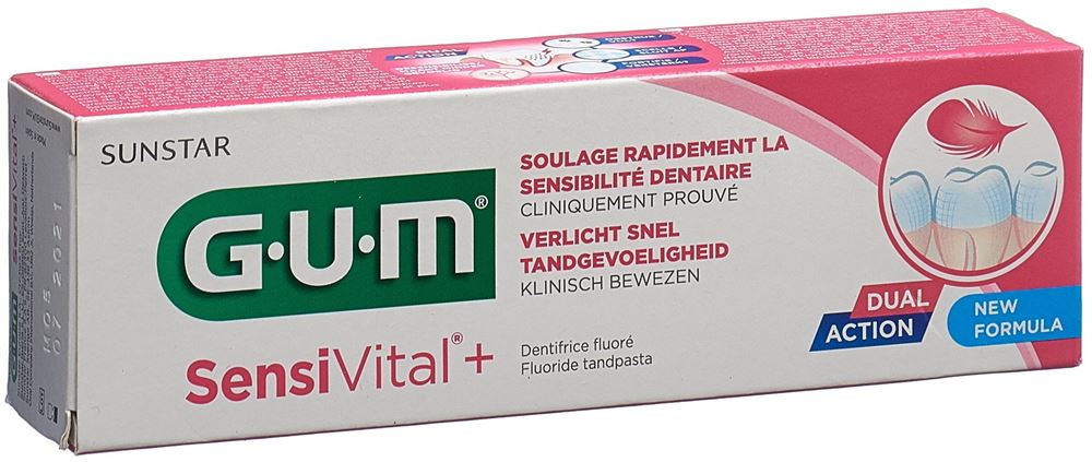 Image of GUM SensiVital+ Zahnpasta Tb 75 ml