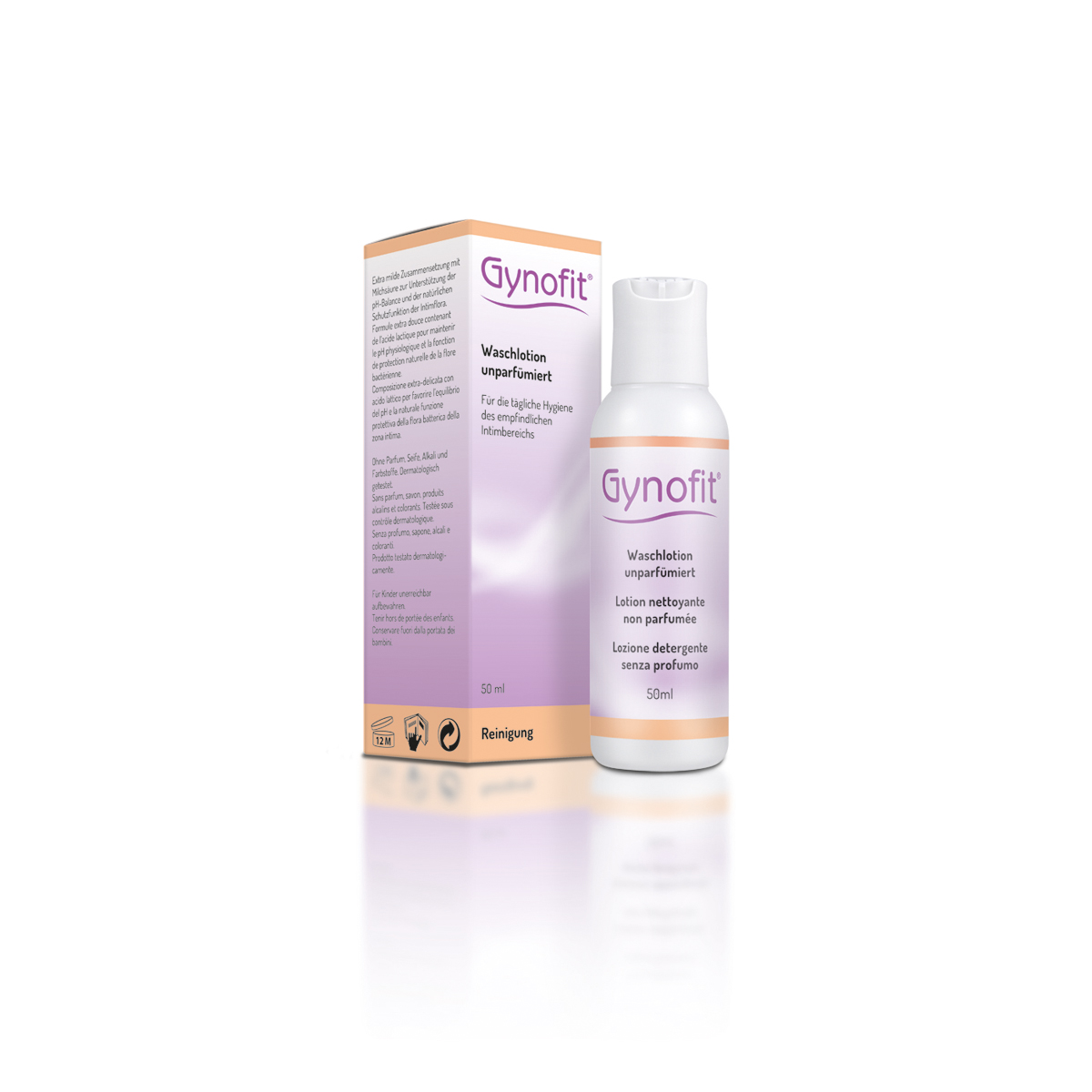 Gynofit Waschlotion unparfümiert 200 ml | Intimpflege | milde Waschlotion | pH-Wert Intimbereich | unterstützend zur Schleimhaut