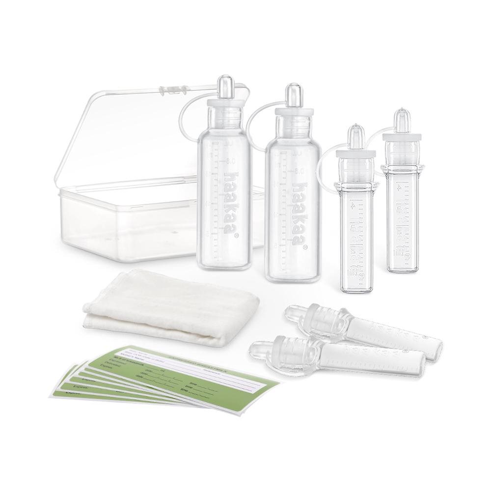 Image of haakaa Kolostrum Sammler Multi-Size Set vorsterilisiert 6 Stück