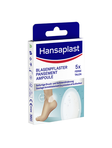 Image of Hansaplast Blasen-Pflaster Ferse 5 Stk