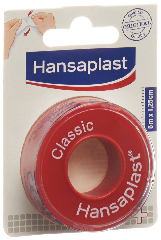 Hansaplast Classic sparadrap 5mx1.25cm