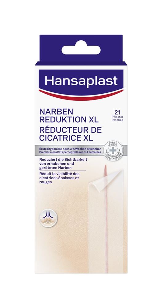 Image of Hansaplast Narben Reduktion Pflaster XL 21 Stk