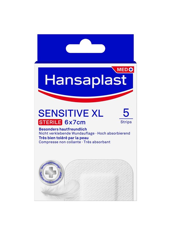 Image of Hansaplast Sensitive Strips XL 5 Stk