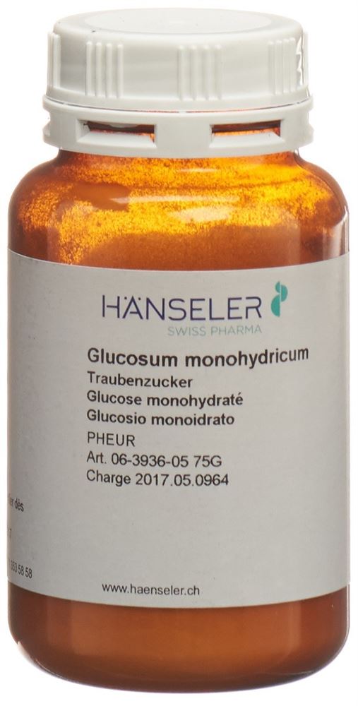 Hänseler Glucosum monohydricum Plv PhEur Ds 75 g