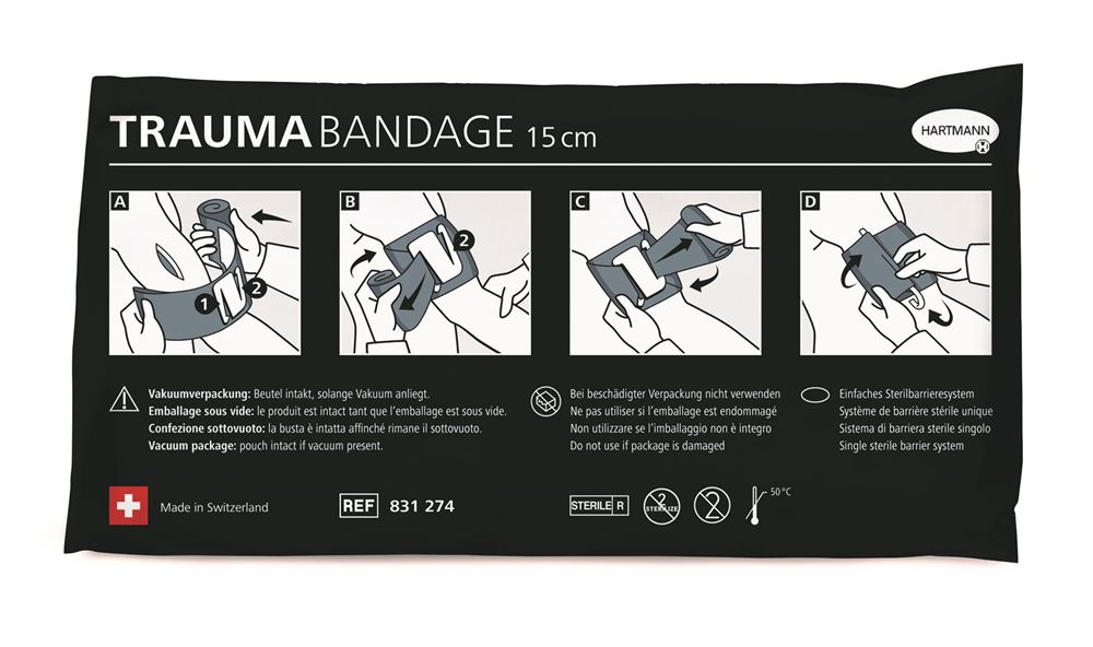 Hartmann Trauma Bandage 15cm Btl
