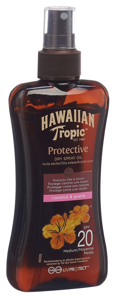 Image of Hawaiian Tropic Sonnenöl Dry Spray Lsf20 200 ml