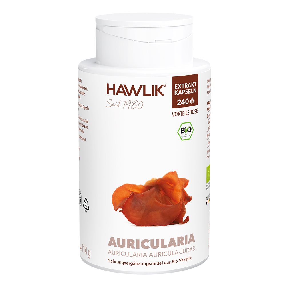 Image of Hawlik Auricularia Extrakt Kaps 240 Stk