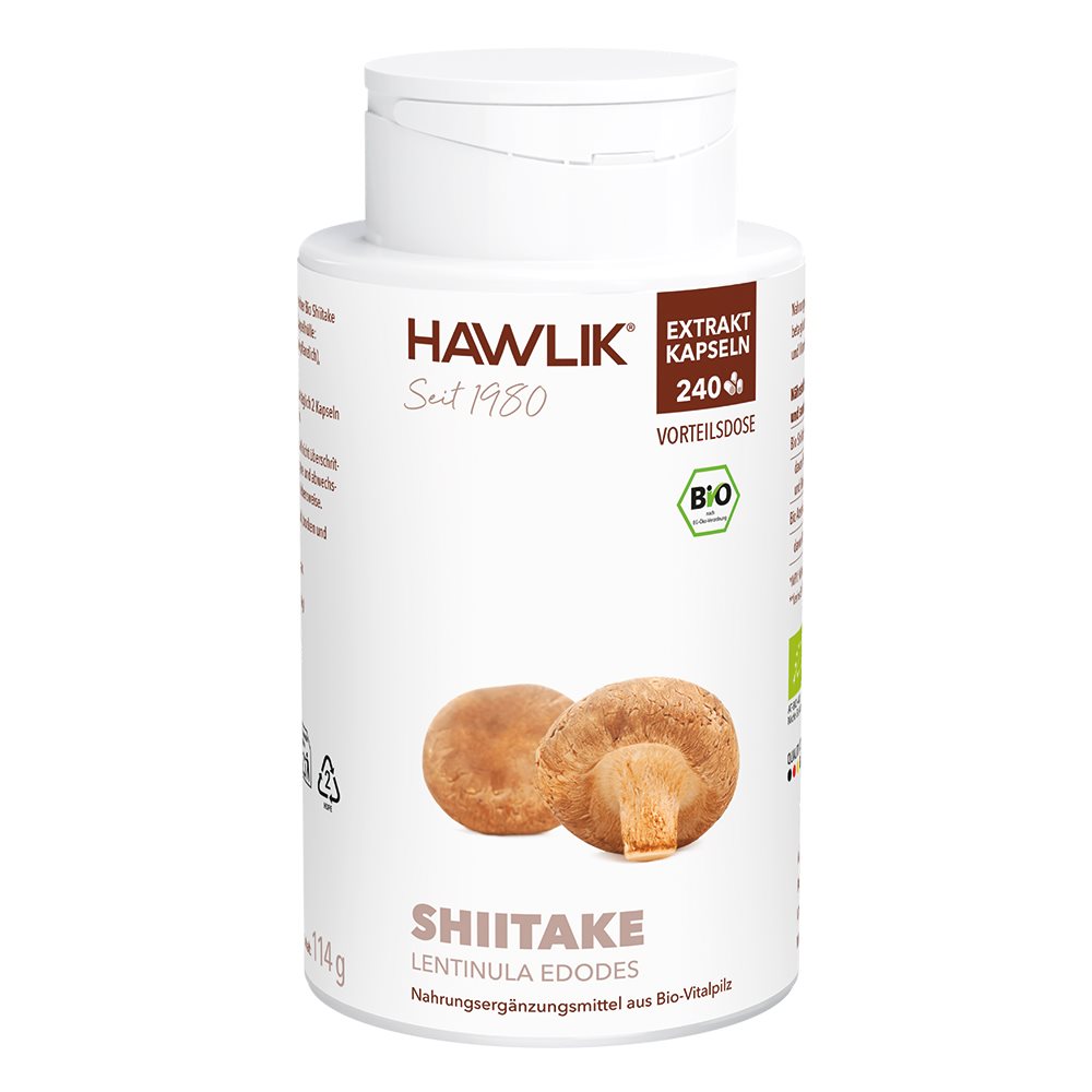 Image of Hawlik Shiitake Extrakt Kaps 240 Stk