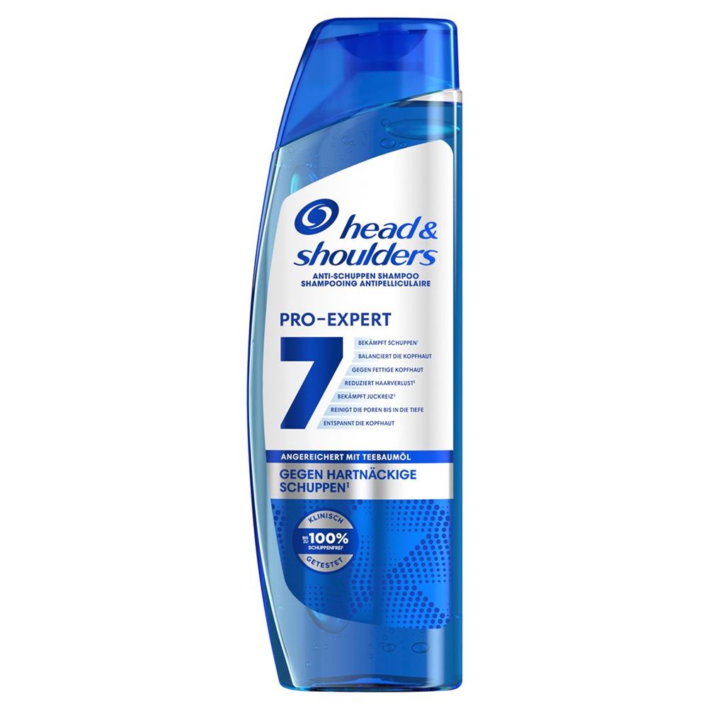 Head&Shoulders Anti-Schuppen Shampoo ProExpert 7 gegen hartnäckige Schuppen Teebaumöl Fl 250 ml