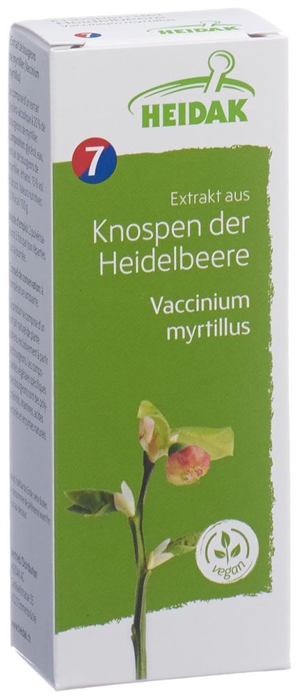Heidak Knospe Heidelbeere Vaccinium myrtillus Glyc Maz Fl 30 ml