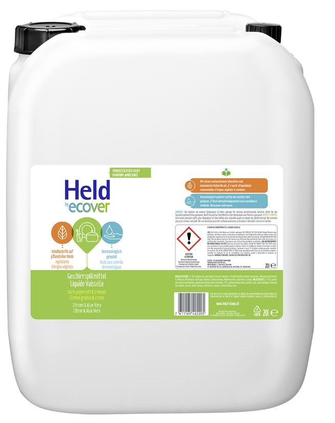 Image of Held Geschirrspülmittel Zitrone & Aloe 20 lt
