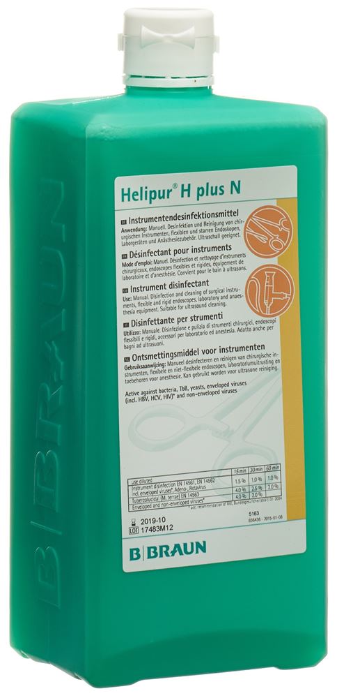 Helipur H Plus N disinfezione strumenti concentrato 1000 ml