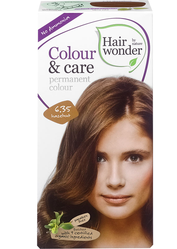 Henna Hairwonder Colour & Care 6.35 haselnuss