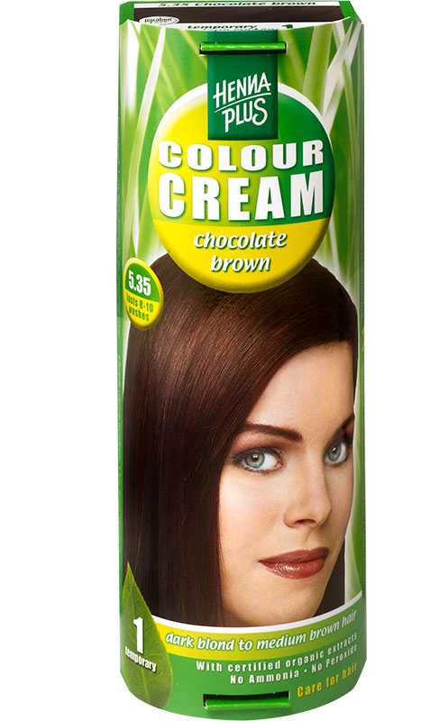 Henna Plus colour cream 5.35 chocolat brun 60 ml
