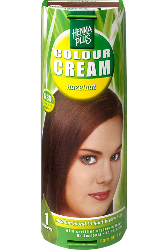 Image of Henna Plus Colour Cream 6.35 haselnuss 60 ml