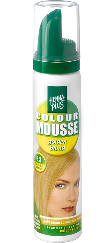 Image of Henna Plus Colour Mousse Golden blond 8.3 75 ml