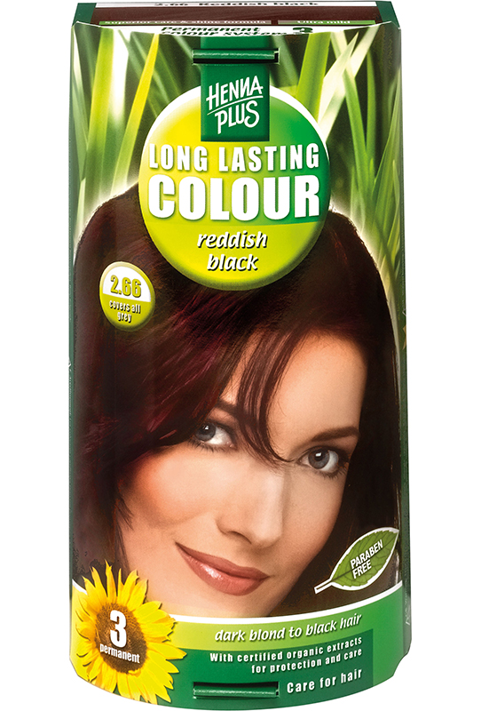 Henna Plus Long Last Colour 2.66 reddish black