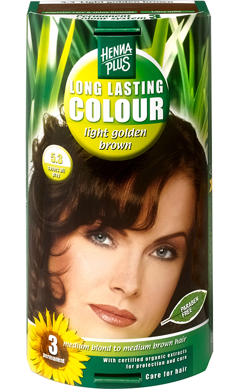 Image of Henna Plus Long Last Colour 5.3 hellgoldbraun