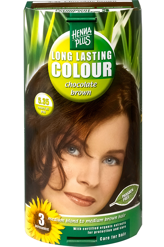 Image of Henna Plus Long Last Colour 5.35 chocolat braun