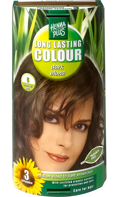 Image of Henna Plus Long Last Colour 6 dunkelblond