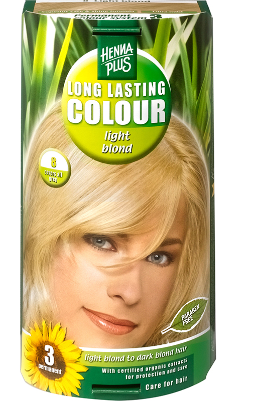 Image of Henna Plus Long Last Colour 8 hellblond
