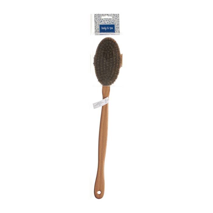 Herba brosse de bain et massage en crin de cheval et fibres végétales