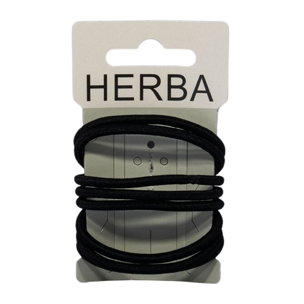 Image of Herba Haarbinder 5cm schwarz 8 Stk