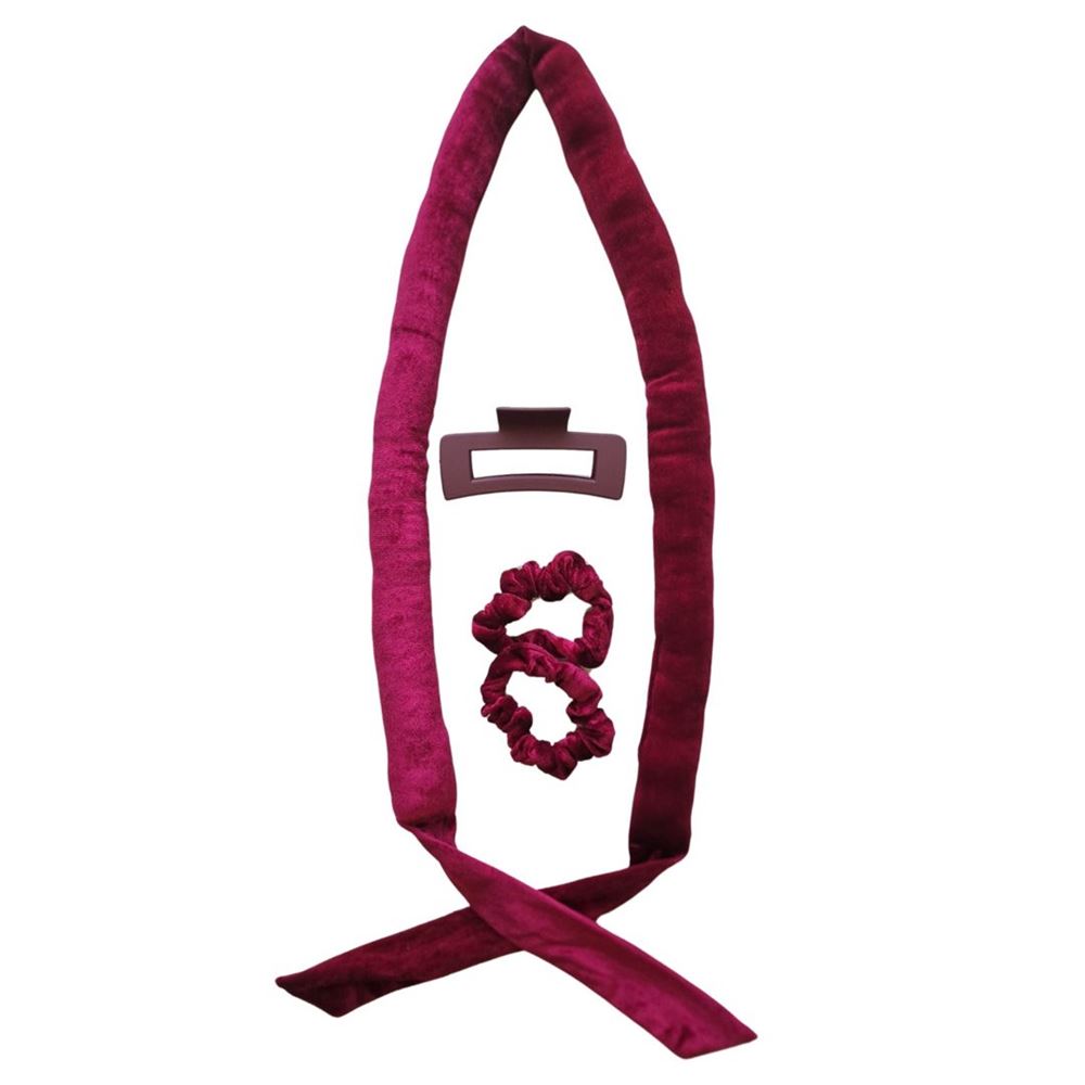 Image of Herba Kit Hair Curler hitzefrei 4 Stück bordeaux