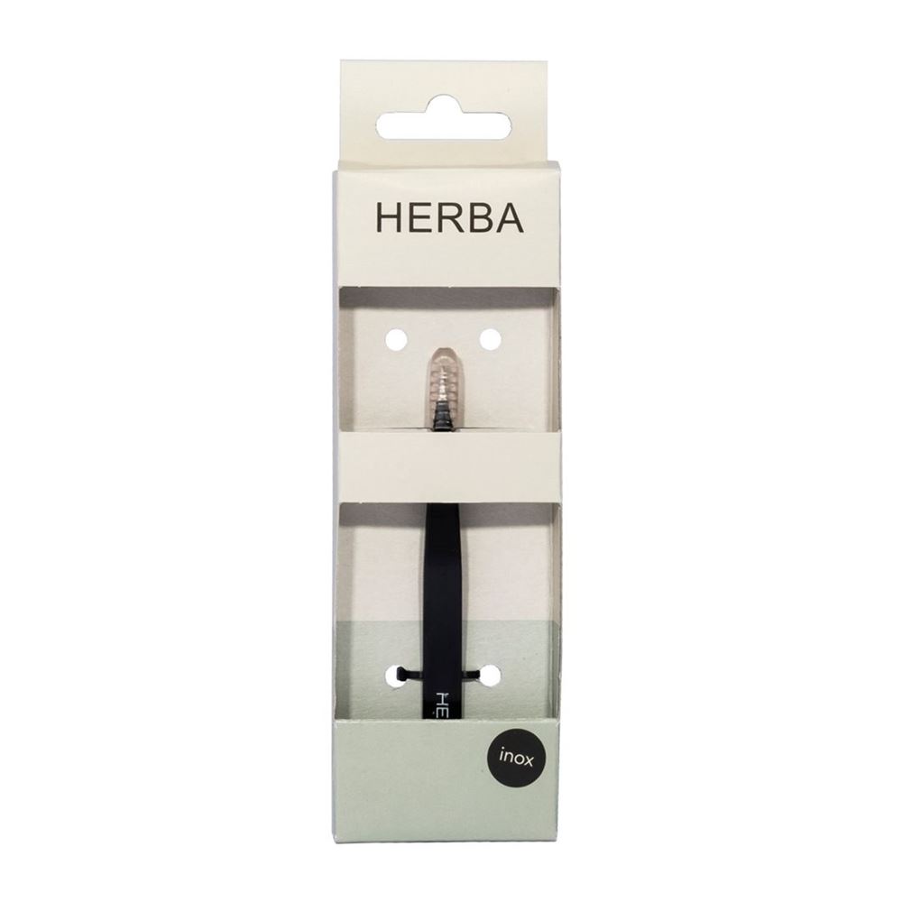 Image of Herba Pinzette spitz Inox schwarz