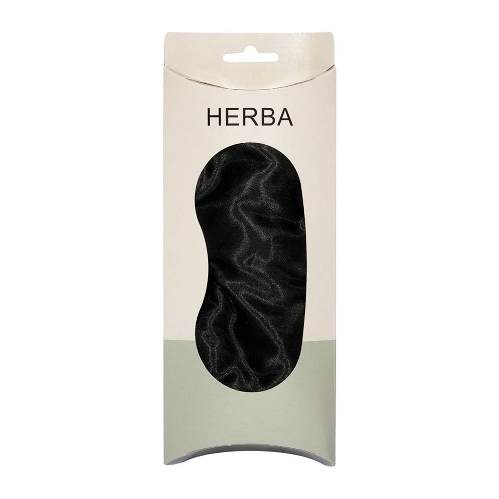 Image of Herba Schlafmaske 21x9cm schwarz