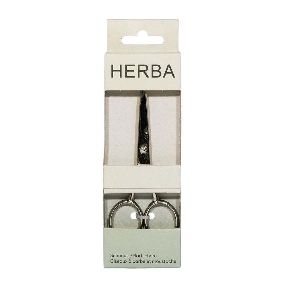 Image of Herba Schnauz-/Bartschere vernickelt