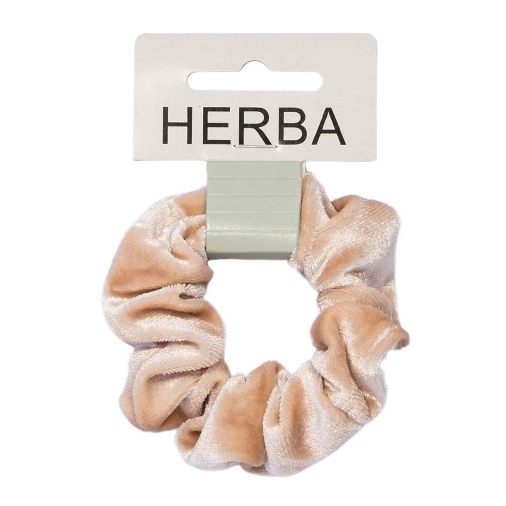 Image of Herba Scunci 9cm Samt beige
