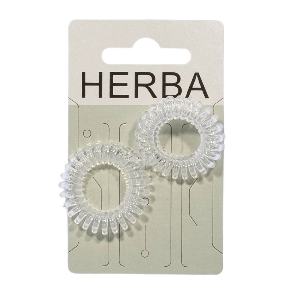 Image of Herba Sport Haarbinder Ø3.8cm transparent 2 Stk
