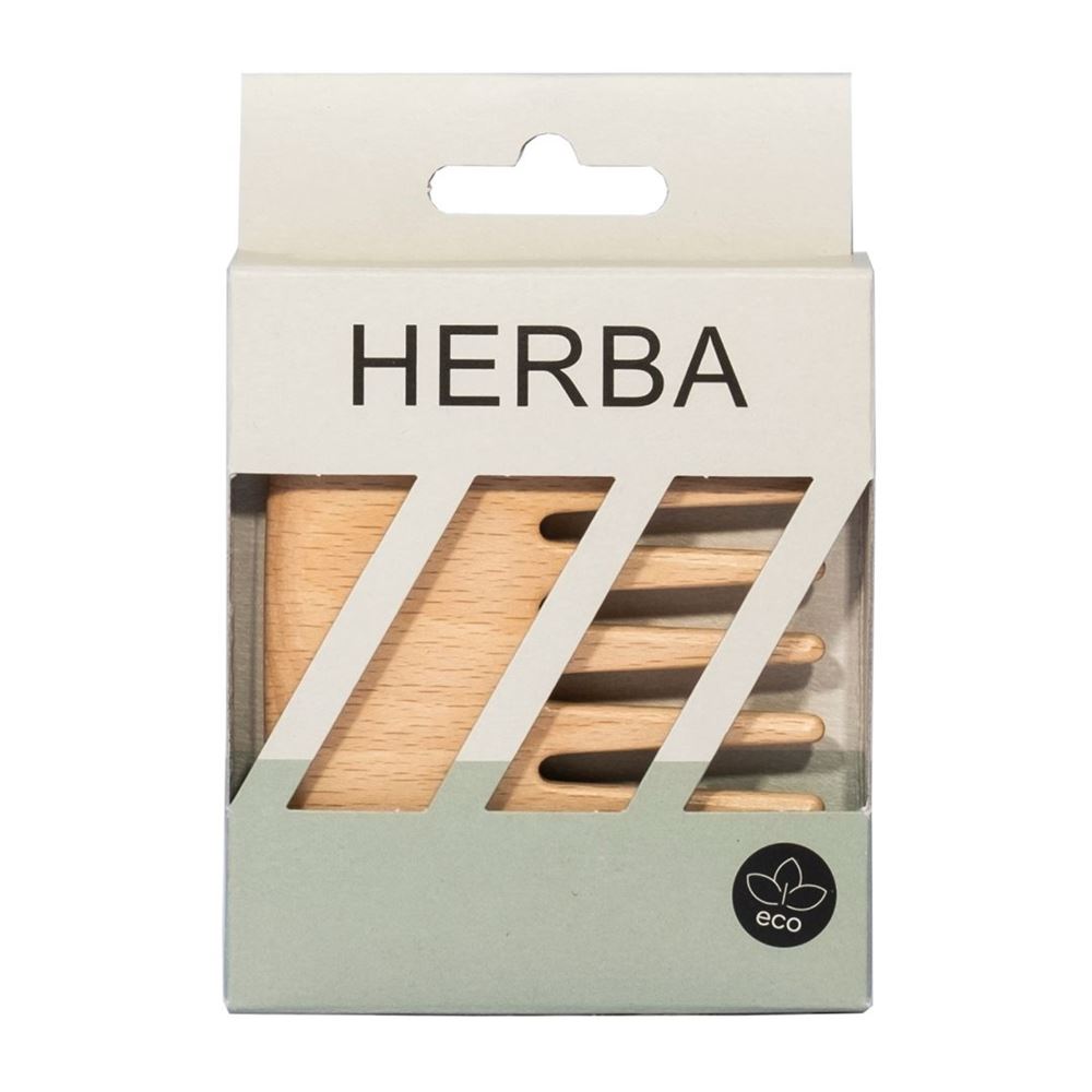 Herba pettine da tasca in legno di faggio