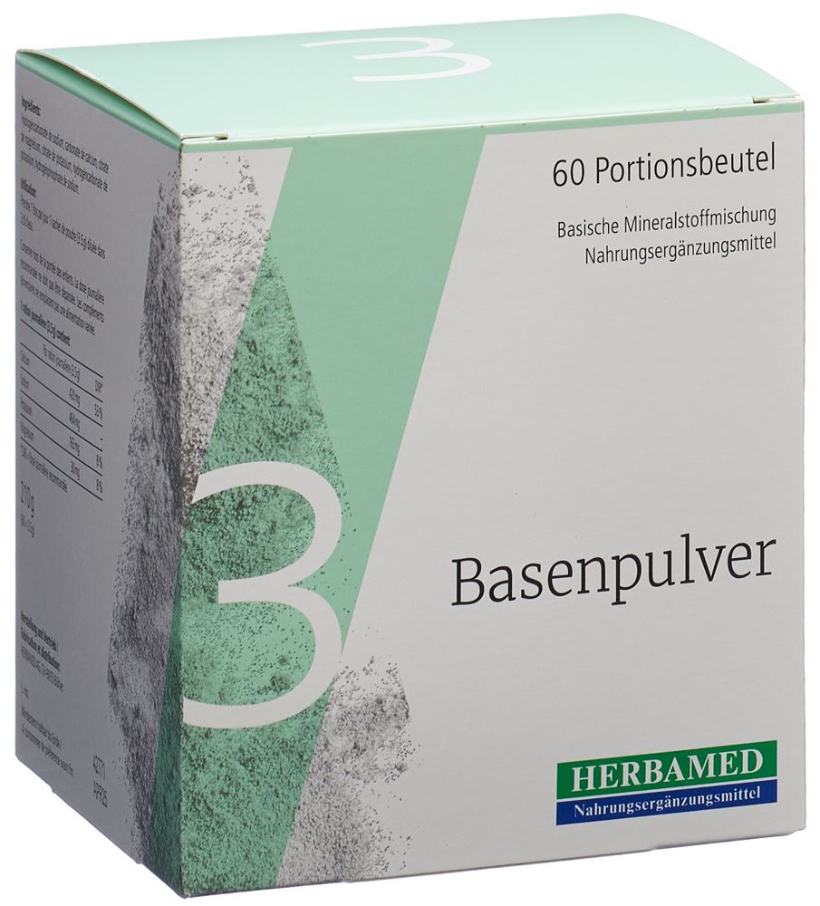 Image of Herbamed Basenpulver III 60 Stick 3.5 g