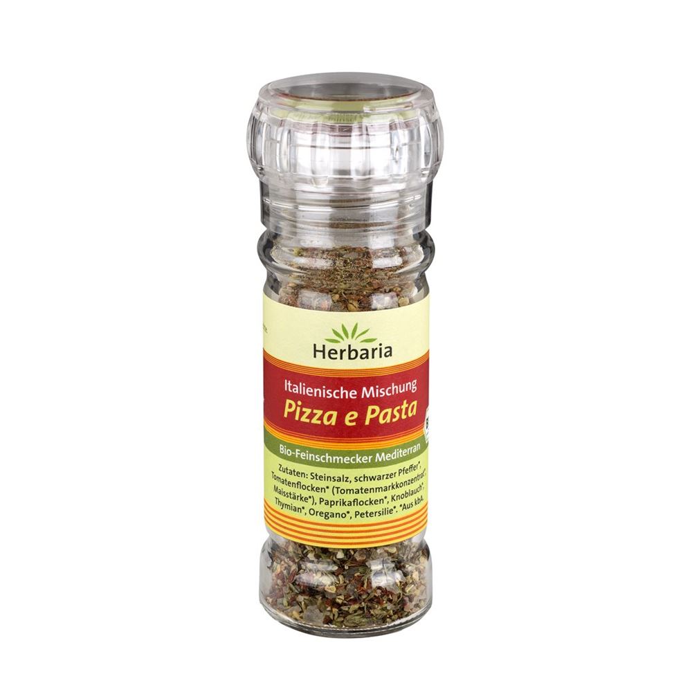 Image of Herbaria Pizza e Pasta Mühle Bio Glas 50 g