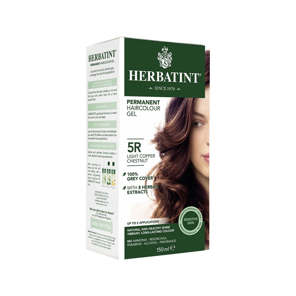 Herbatint Haarfärbegel 5R Helles Kupfer Kastanienbraun Fl 150 ml