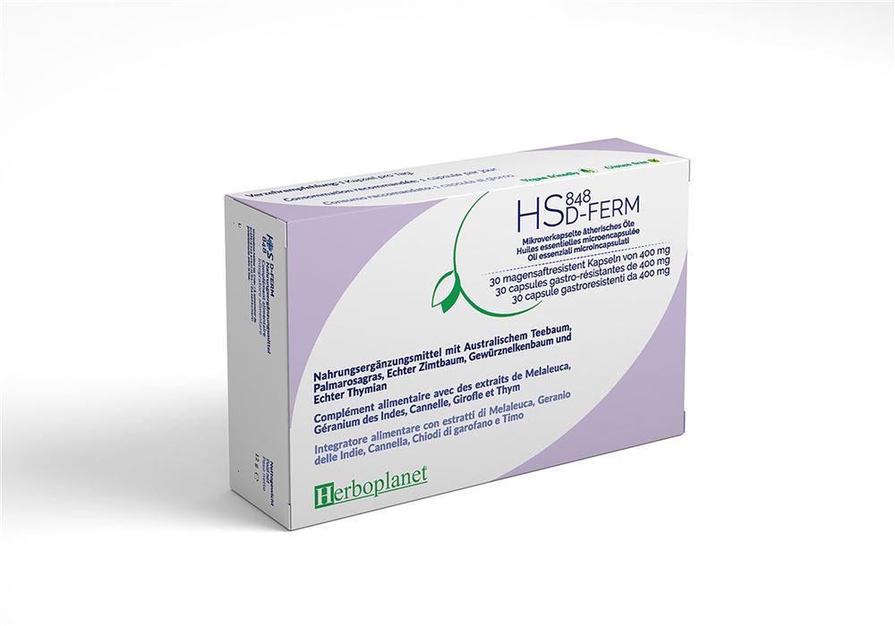 Herboplanet HS 848 D-Ferm Kaps 400 mg 30 Stk