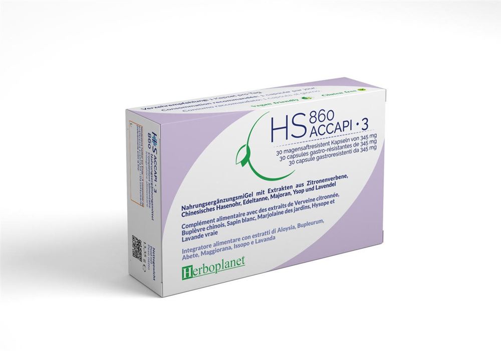 Image of Herboplanet HS 860 Accapi 3 Kaps 30 Stk