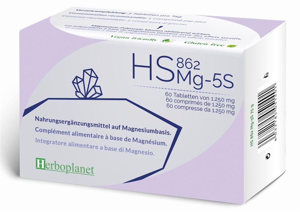 Herboplanet HS 862 Mg-5S Tabl 1250 mg 60 Stk