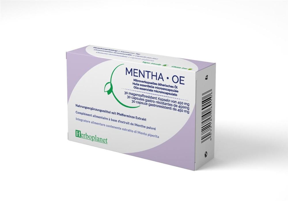 Herboplanet Mentha Kaps 450 mg 30 Stk