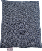 Image of Herzzucker Raps Wärmekissen 26x21cm Leinen blau