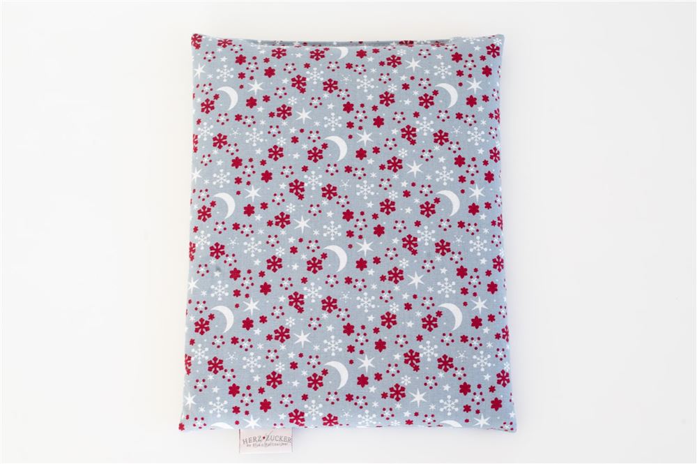 Herzzucker Raps-Wärmekissen 26x21cm Mond/Sterne Btl