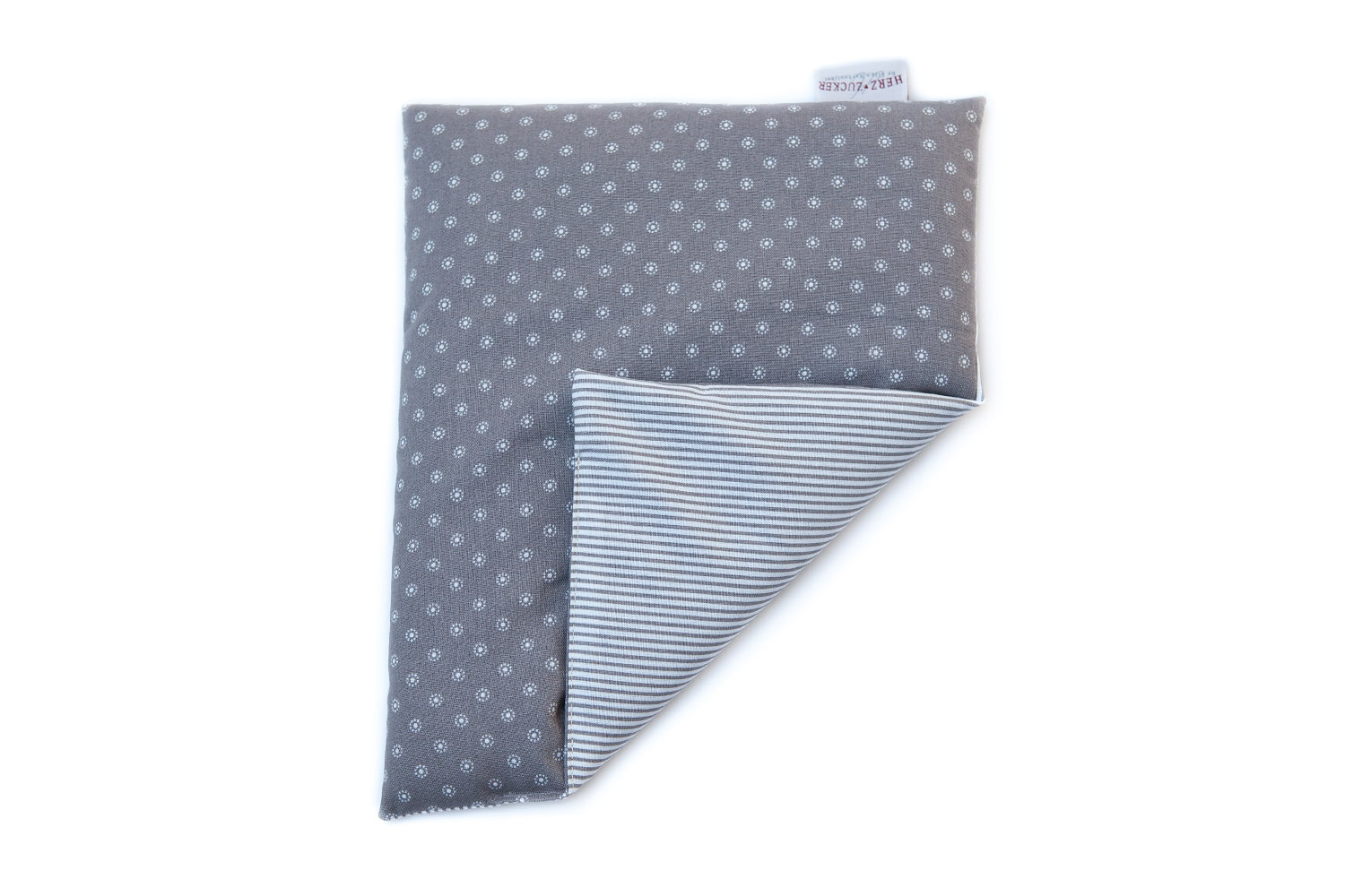 Herzzucker Cuscino riscaldante ai semi di colza 26x21cm stelle beige