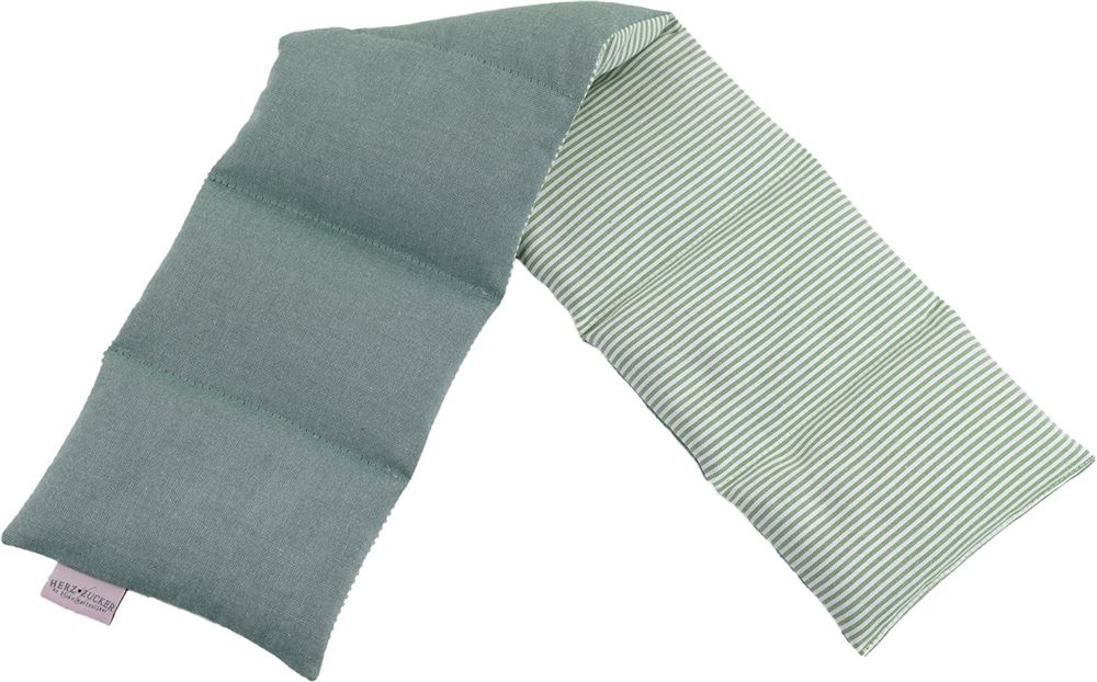 Herzzucker Raps-Wärmekissen Nacken 65x18cm jade